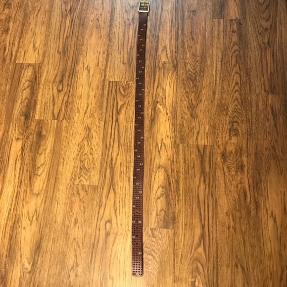 Genuine Leather Brown Belt - Picture 5 of 6